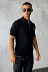 Мужское поло Stefano Ricci Eagle zip-neck - Black