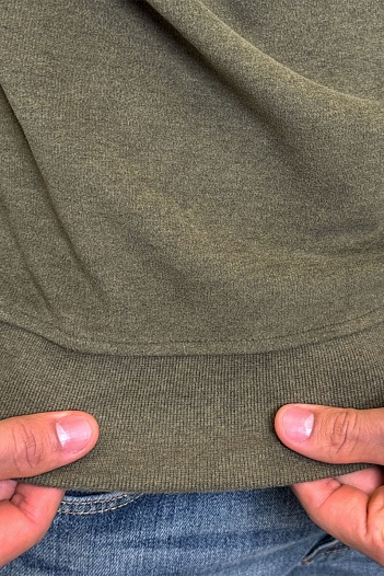 Мужской свитшот зелёного цвета Tommy Hilfiger   