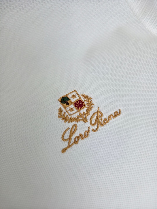 Мужское белое поло Brunello Cucinelli premium