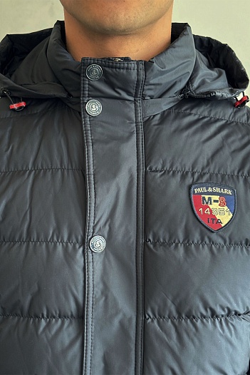 Мужская куртка Paul & Shark тёмно-синего цвета   