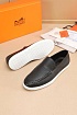 Мужские кожаные лоферы Hermes Julian - Black