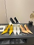 Женские кожаные туфли на каблуке Yves Saint Laurent premium