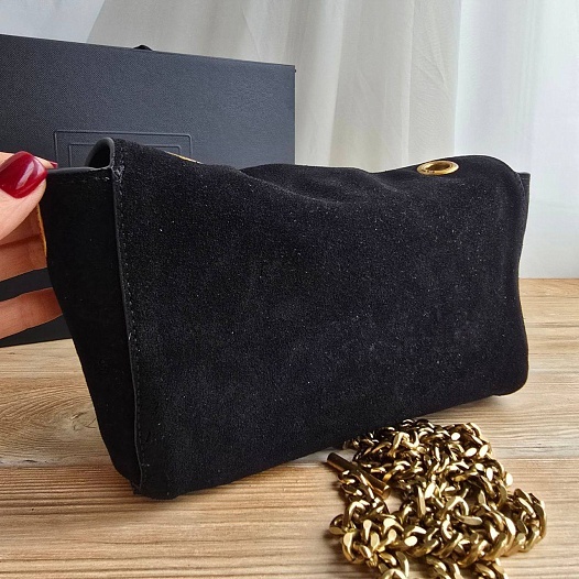 Замшевая сумка Yves Saint Laurent Kate 25x14 см   