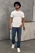Футболка белого цвета Hugo Boss logo-applique