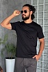 Мужская чёрная футболка Dolce & Gabbana logo-embroidered