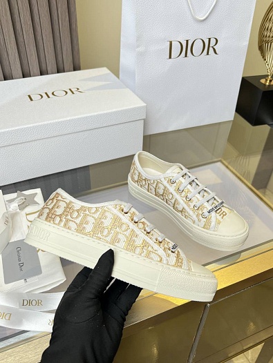 Женские кеды на платформе Dior Walk'n' premium   