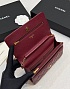 Кожаная сумка Chanel Wallet on Chain premium 19x12x4 см