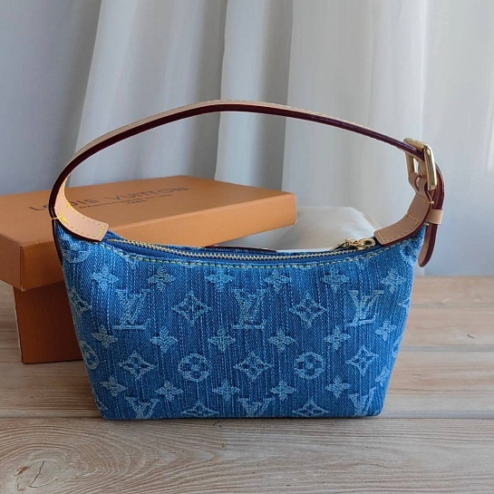 Женская сумка-хобо Louis Vuitton Hills Pochette 22x11 см