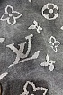 Чёрная оверсайз футболка Louis Vuitton Monogram