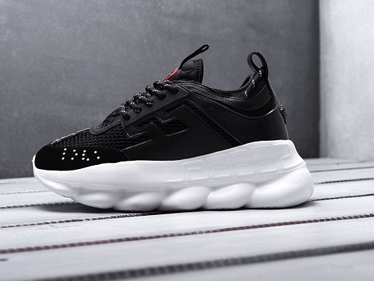 Кроссовки Versace Chain Reaction 2 Chainz - Black / White