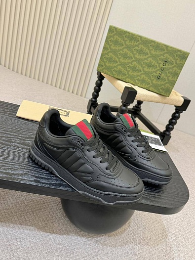 Мужские кожаные кроссовки Gucci Re-Web   