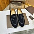 Мужские замшевые лоферы Bottega Veneta Intrecciato - Black