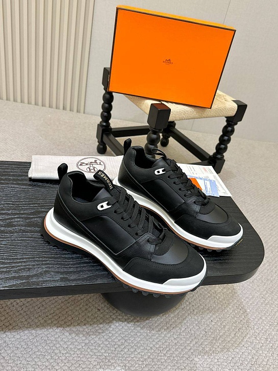 Мужские кроссовки Hermes Leader - Black