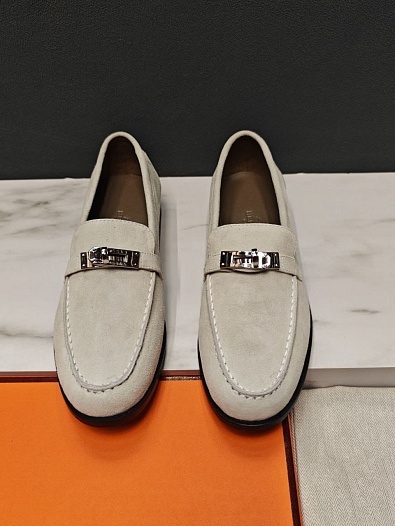 Женские замшевые лоферы Hermes   