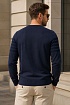 Мужской тёмно-синий джемпер Emporio Armani