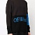 Мужской свитер Off-White colorblock - Brown / Black
