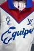 Мужское поло Louis Vuitton Launch The Equipe - White / Red / Blue