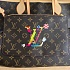 Кожаная сумка Louis Vuitton x Takashi Murakami Neverfull MM 33x29 см