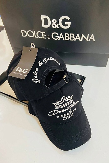 Чёрная бейсболка Dolce&Gabbana   