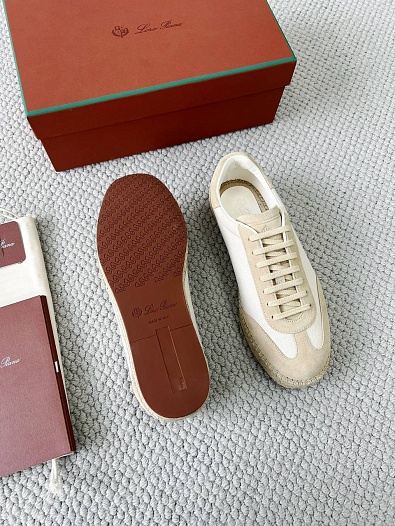 Мужские кроссовки Loro Piana Sea Tennis Walk - Beige   