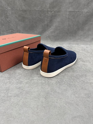 Мужские лоферы Loro Piana Venice Walk - Navy   