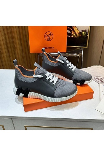 Мужские кроссовки Hermes Depart - Grey   