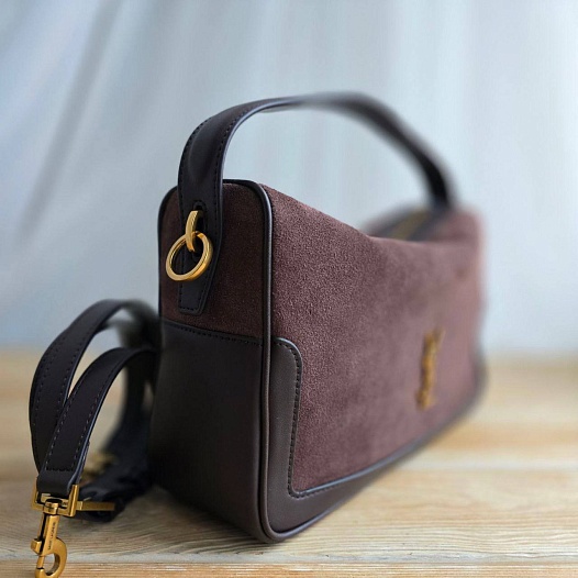 Замшевая сумка Yves Saint Laurent 29x18 см   