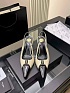 Женские кожаные туфли на каблуке Yves Saint Laurent premium