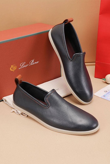 Кожаные лоферы Loro Piana   