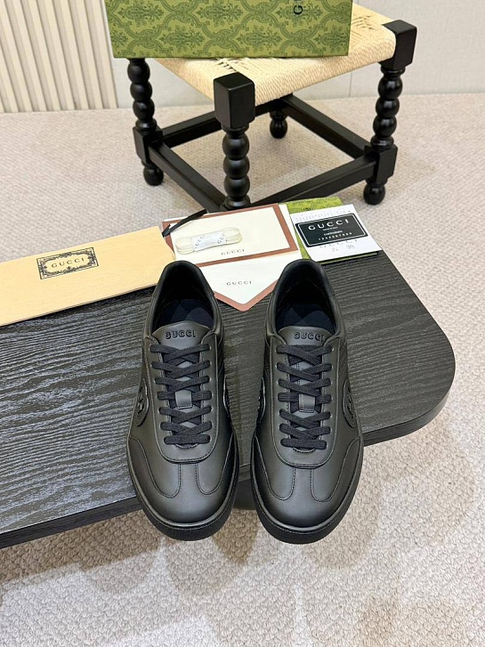 Мужские кроссовки Gucci G75 - Black