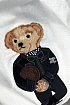 Мужская белая футболка Роlо Ralрh Lаurеn "Bear"