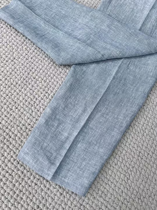 Льняные брюки Brunello Cucinelli Premium - Blue