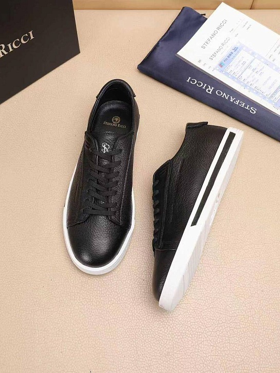 Мужские кожаные кроссовки Stefano Ricci