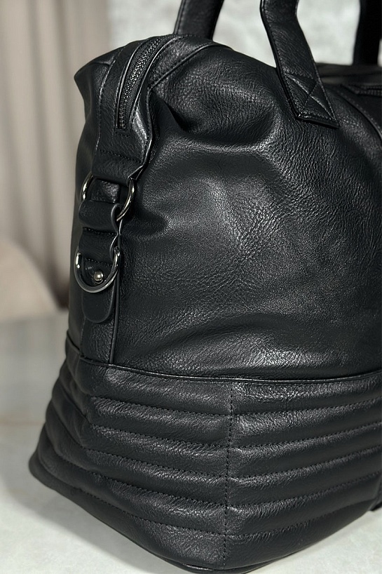 Чёрная дорожная сумка Dirk Bikkembergs 39x51x23 см