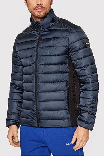 Мужская куртка Calvin Klein side-logo - Navy   