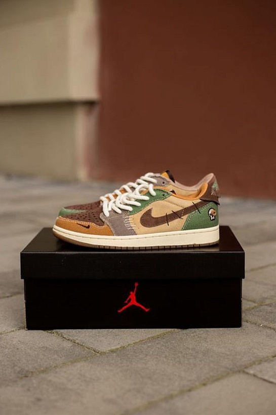Кроссовки Nike Zion Williamson x Air Jordan 1 Low OG "Voodoo"