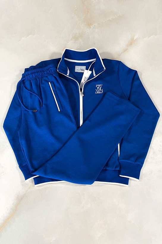 Классическая мужская кофта Zilli синего цвета