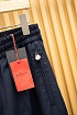 Мужские тёмно-синие брюки Kiton Premium
