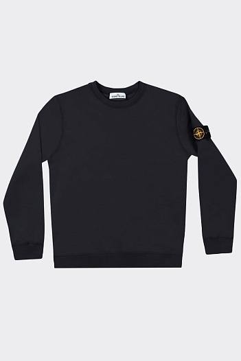 Мужской свитшот бирюзового цвета Stone Island Compass-patch   