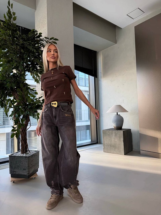 Женские багги джинсы Schiaparelli premium