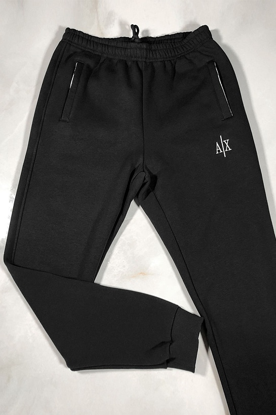 Утеплённые штаны на флисе Armani Exchange - Black