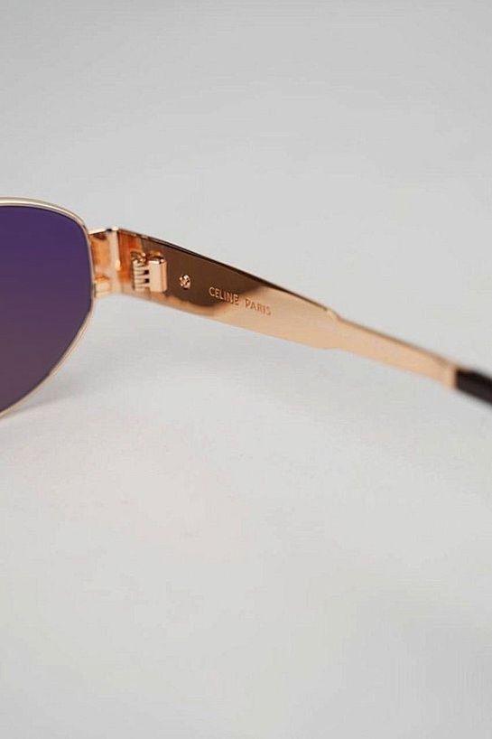 Солнцезащитные очки Celine Triomphe - Brown / Blue / Gold