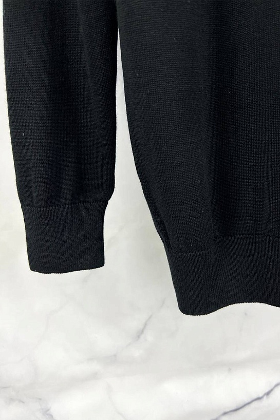 Чёрный джемпер Dolce&Gabbana bee crown embroidered