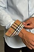 Мужская рубашка Burberry logo-embroidered - Blue
