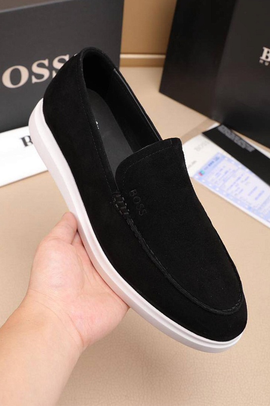 Мужские замшевые лоферы Hugo Boss