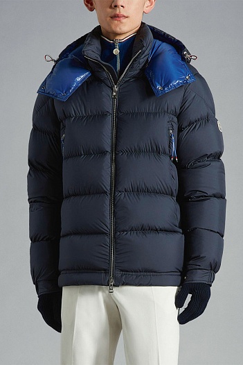 Мужской пуховик Moncler Poirier - Navy   