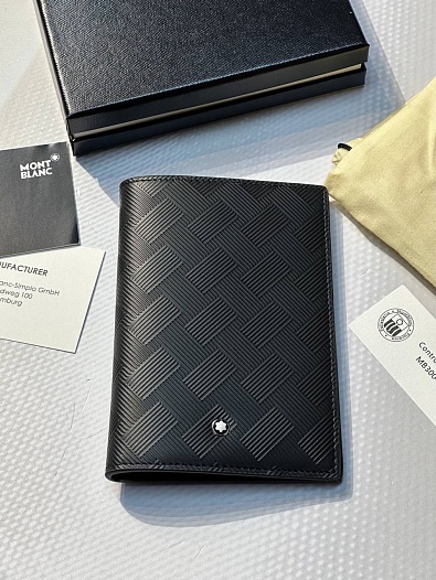 Кожаная обложка для паспорта Montblanc Premium 14x10 см   