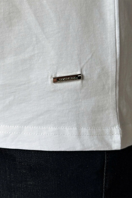 Белая оверсайз футболка Givenchy Chain