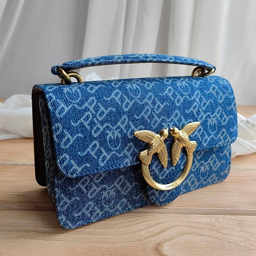 Женская сумка Mini Love Denim 21x12 см   