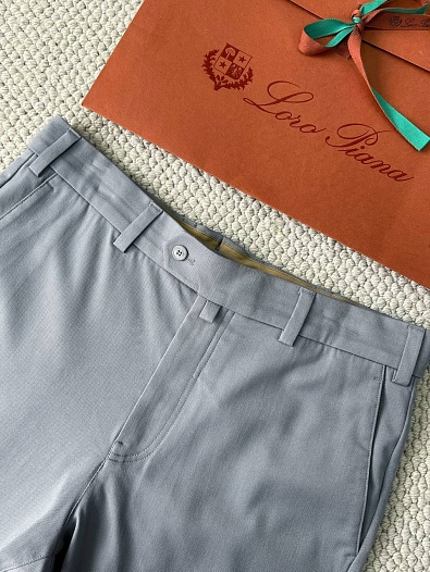 Мужские брюки Loro Piana Premium - Light Blue   